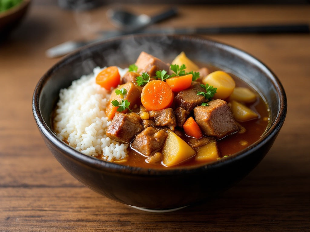 Japanisches Curry mit Iberico-Schwein