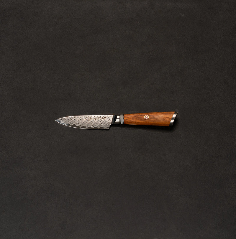 Petty Damastmesser Olive