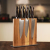 Damast Messerset "Sandelholz" inkl. Messerhalter