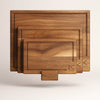 Kitchen Luxe 3er Set Schneidbrett Akazie