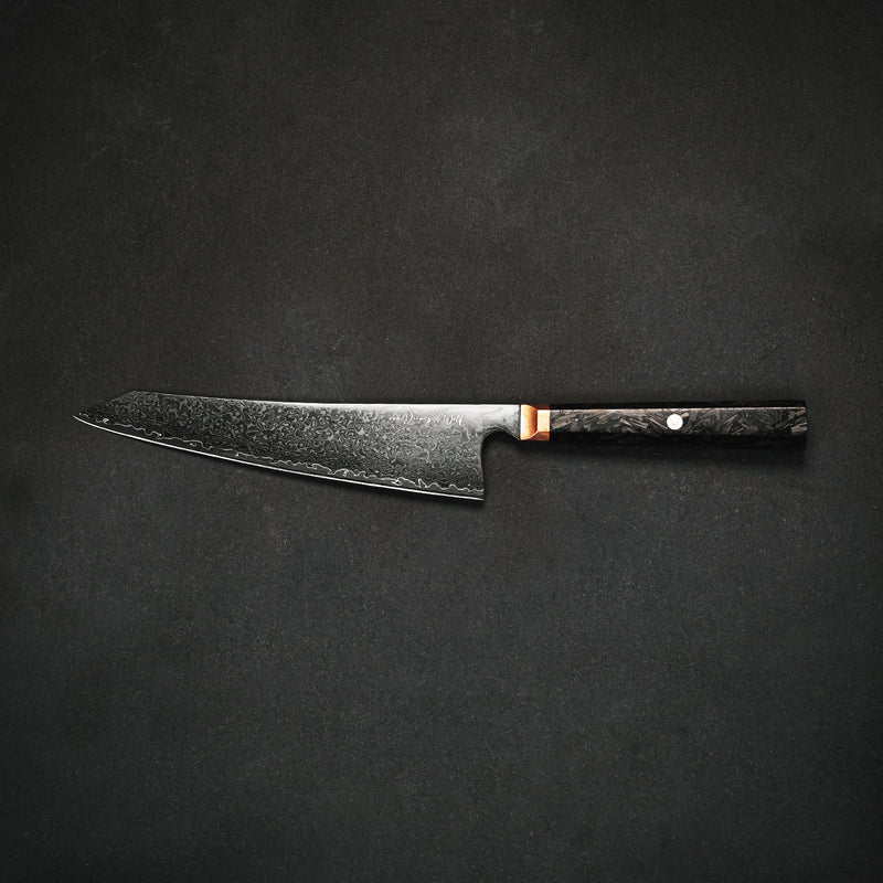 Kiritsukemesser Damastmesser Suisen Produktfoto