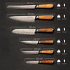 Damast Messerset "Olive"